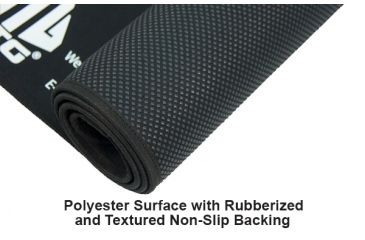 Image of Leapers UTG 14.75x52in Universal Firearm Cleaning Mat,Black, _x000D_ PVC-CLMAT01
