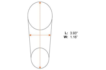 Image of Leapers UTG AK47 Combat Butt Pad, Black, RB-K7BTP01