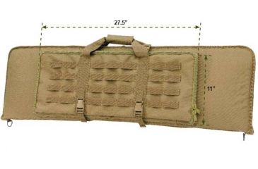Image of Leapers UTG Combat Operation 42in RC Series Gun Case, Dark Earth PVC-RC42S-A