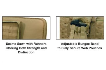 Image of Leapers UTG Combat Operation 42in RC Series Gun Case, Dark Earth PVC-RC42S-A