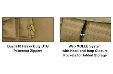 Image of Leapers UTG Combat Operation 42in RC Series Gun Case, Dark Earth PVC-RC42S-A