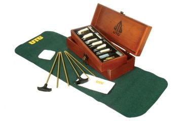 Image of Leapers UTG Complete Firearm Cleaning Kit in Wood Case TL-CLDXK