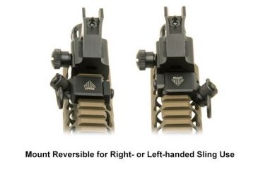 Image of Leapers UTG Low-Pro Picatinny-mount Angled QD Sling Swivel Adaptor, _x000D_ TL-SWPM01