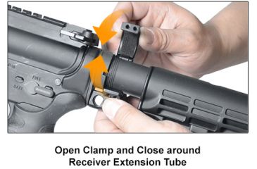 Image of Leapers UTG Model 4/15 Receiver Extension Tube Ambi Sling Adaptor Mount w/ QD Sling Swivel,TL-SWR02