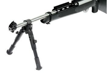 Image of Leapers UTG New Gen Reinforced Clamp-on Bipod, Center Height 6.2-6.7in, _x000D_ TL-BP18S-A