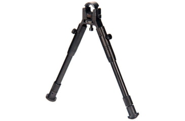 Image of Leapers UTG New Gen Reinforced Clamp-on Bipod, 8.7in-10.2in Center Height, Black, TL-BP08S-A