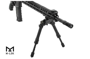 Image of Leapers UTG PRO TBNR Bipod, 7in-9in Center Height, M-LOK, Black, TLUBP02M-A