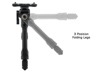 Image of Leapers UTG PRO TBNR Bipod, 7in-9in Center Height, M-LOK, Black, TLUBP02M-A