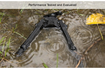 Image of Leapers UTG PRO TBNR Bipod, 7in-9in Center Height, Picatinny, Black, TLUBP02-A
