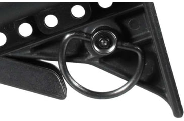 Image of Leapers UTG Push Button QD Sling Swivel, 1.25in C-Shape Loop, Black, TL-QDSW08C
