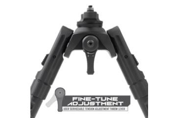 Image of Leapers UTG UTG Recon 360 TL Bipod, 5.5in-7.0in Center Height, M-LOK, Black, TL-BPM02-B