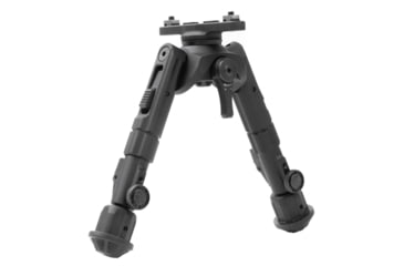 Image of Leapers UTG Recon 360 TL Bipod, 5.5in-7.0in Center Height, M-LOK, Black, TL-BPM02-B