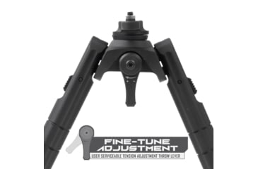 Image of Leapers UTG Recon 360 TL Bipod, 7in-9in Center Height, M-LOK, Black, TL-BPM01-B