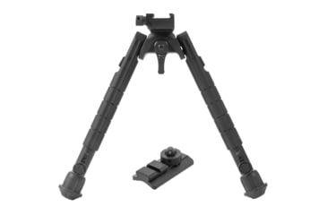 Image of Leapers UTG UTG Recon 360 TL Bipod, 8in-12in Center Height, Picatinny, Black, TL-BP03-B