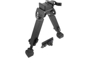 Image of Leapers UTG Rubber Armored Full Metal QD Bipod, 6.0in- 8.5in Center Height, Black, TL-BP20Q-A