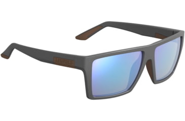 Image of Leupold Refuge Performance Eyewear, Matte Grey Frame, Blue Mirror Lens, Universal, 181279