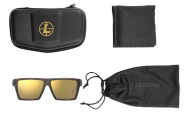 Image of Leupold Refuge Performance Eyewear, Matte Tortoise Frame, Bronze Mirror Lens, Universal, 181277