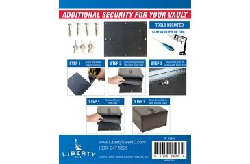 Image of Liberty Safe Handgun Vaults Mounting Bracket, HDX-250 Only 263035