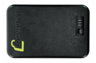 Image of Lockdown Large Combination Handgun Vault, Black, 1134157