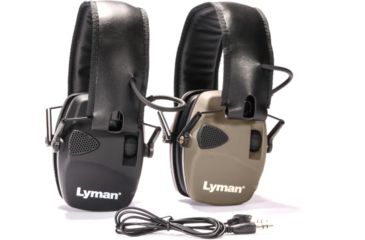 Image of Lyman Electronic Hearing Protection, Black, 3010