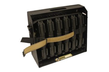 Image of Mag Storage Solutions AR-15 Mag Safe-6, Black, MSSMSAF6C