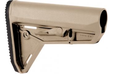 Image of Magpul Industries MOE Slim Line Carbine Stock, Fits AR-15/M4, Mil-Spec, Flat Dark Earth MPIMAG347-FDE