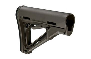 Image of Magpul Industries CTR Rifle Stock, Mil-Spec, Fits AR-15/M-16, OD Green MPIMAG310OD