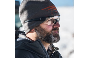 Image of Magpul Industries Defiant Eyewear Shooting Glasses, Black Frame, Clear Lens, MAG1044-0-001-1000