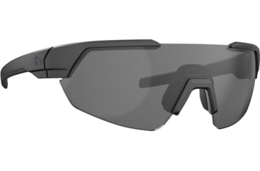 Image of Magpul Industries Defiant Eyewear Shooting Glasses, Black Frame, Gray Lens, Polarized, MAG1044-1-001-1100