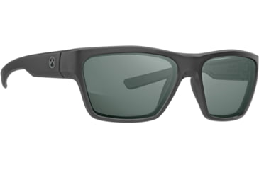 Image of Magpul Industries Pivot Shooting Glasses, Black Frame, Gray/Green Lens, MAG1128-1-001-1900