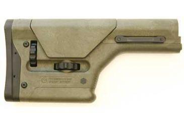 Image of Magpul Industries Precision Rifle/Sniper Stock, Fits AR-15, Fully Adjustable, Foliage Green MPIMAG307FOL