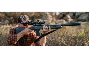 Image of Magpul MAG1207-BLK Hunter American Stock Black Adjustable Synthetic Stock With A