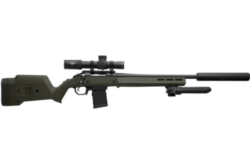 Image of Magpul MAG1207-ODG Hunter American Stock OD Green Adjustable Synthetic Stock Wit
