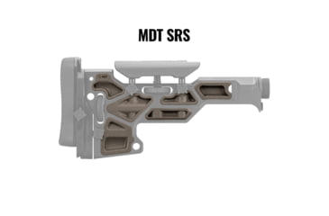 Image of MDT Rubber Buttstock Dampeners, SRS, Flat Dark Earth, 106922-FDE