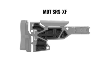 Image of MDT Rubber Buttstock Dampeners, SRS-XF, Black, 106920-BLK