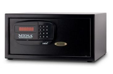 Image of Mesa Safes MHRC916E-BLK 1.2 cu ft Hotel Safe,8.875x17.75x12.625in,Black,Electronic Lock MHRC916E-BLKKA