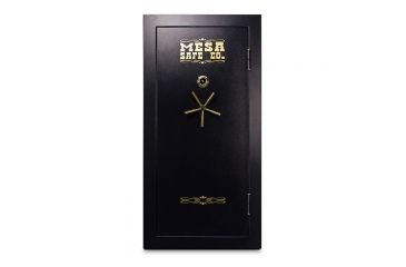 Image of Mesa Safes Gun Safe,42 Gun Capacity,21.1 cu ft,67x32.25x16.875in,Combination Lock,Textured Black MBF7236C