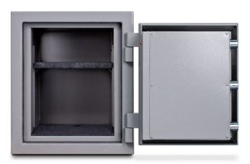 Image of Mesa Safes High Security Burglary Fire Safe,1.3 cu ft,15.5x11.5x12.125in,Silver,Combination Lock MSC1916C