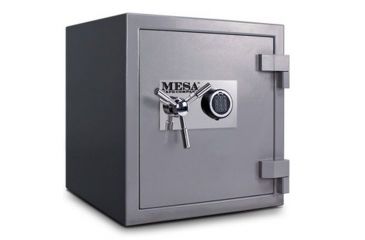 Image of Mesa Safes High Security Burglary Fire Safe,2.4 cu ft,17.5x16x15in,Silver,Combination MSC2120C