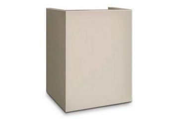 Image of Mesa Safes Hotel Safe Pedestal,18x18x15in,Cream MP916-WHT