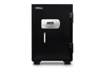 Image of Mesa Safes UL Classified Fire Safe,2.1 cu ft,17.125x14.125x12.875in,Electronic Lock,Black MF75E
