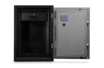 Image of Mesa Safes UL Classified Fire Safe,1.7 cu ft,17.625x13.75x12.25in,Electronic Lock,Two-Tone Black/Grey MF70E