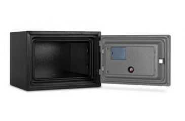 Image of Mesa Safes UL Classified Fire Safe,0.4 cu ft,6.875x11.625x8.75in,Electronic Lock, Two-Tone Black/Grey MF30E