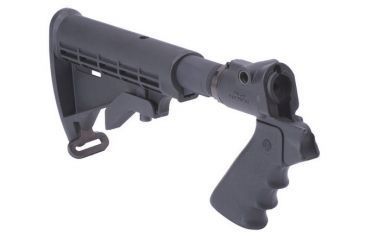 Image of Mesa Tactical LEO Telescoping Stock Kit for Moss 500/590 and Mav 88, 12-GA, Black, 93180