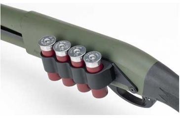 Image of SureShell Side Mount Shell Carrier, Black, 4-Shell, Left Side, 12-Gauge, for Remington
