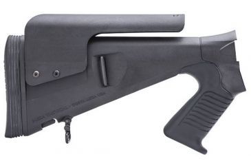Image of Mesa Tactical Urbino Pistol Grip Stock for Remington Versa Max, Riser, Limbsaver, 12-GA, Black, 12.5in, 93520
