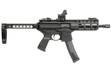 Image of Midwest Industries Stock Tube Adaptor Pistol Brace Compatible, Black, MI-STAP-PB