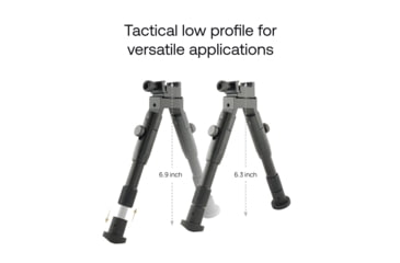 Image of MIGHTY TACTICAL BP-01 Bipod, 6.2-6.7in Height Range, MT-BP-01