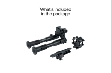 Image of MIGHTY TACTICAL BP-01 Bipod, 6.2-6.7in Height Range, MT-BP-01