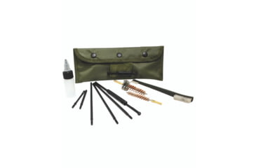 Image of MIL-TEC 7.62 Cleaning Kit, .312 Caliber, 11 Pieces, Olive Drab, 16171250